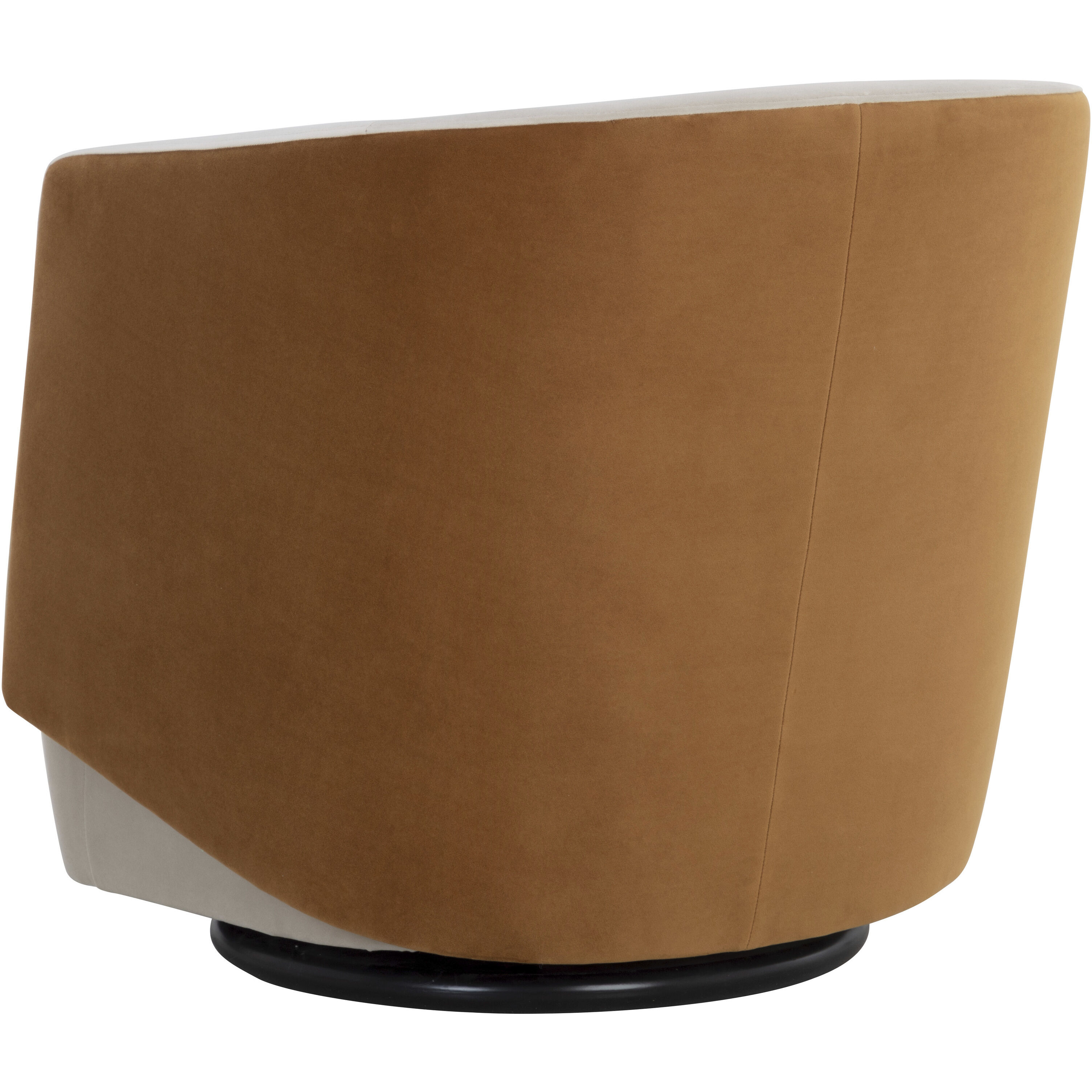 Sarina Meg Taupe / Meg Gold Swivel Lounge Chair, Swivel